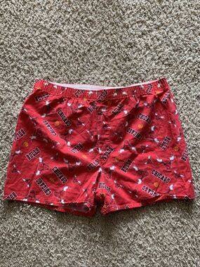 Vintage Sideline Chicago Bulls Sleep Shorts Size XL 90s